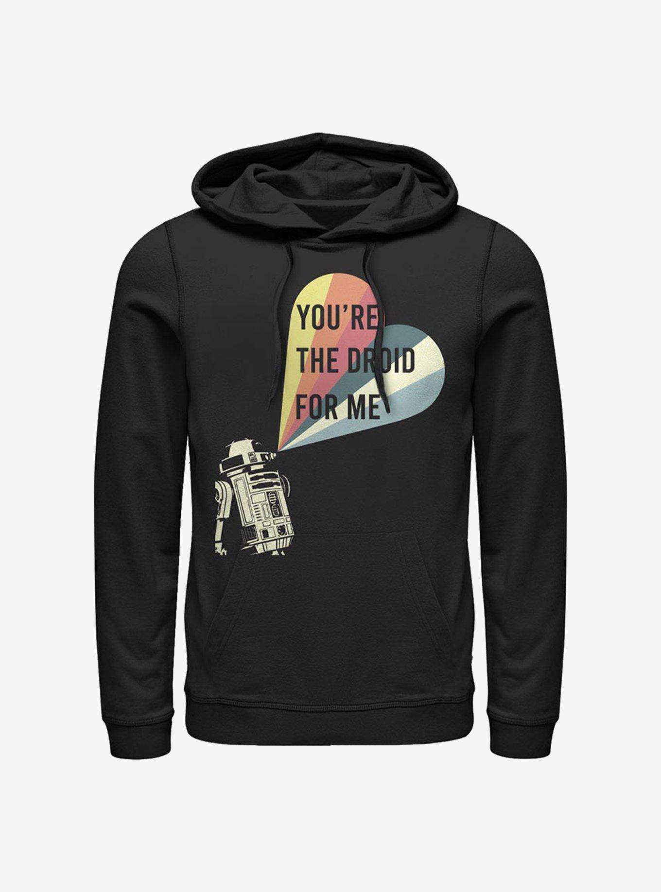 Star Wars You're The Droid For Me Hoodie, BLACK, hi-res