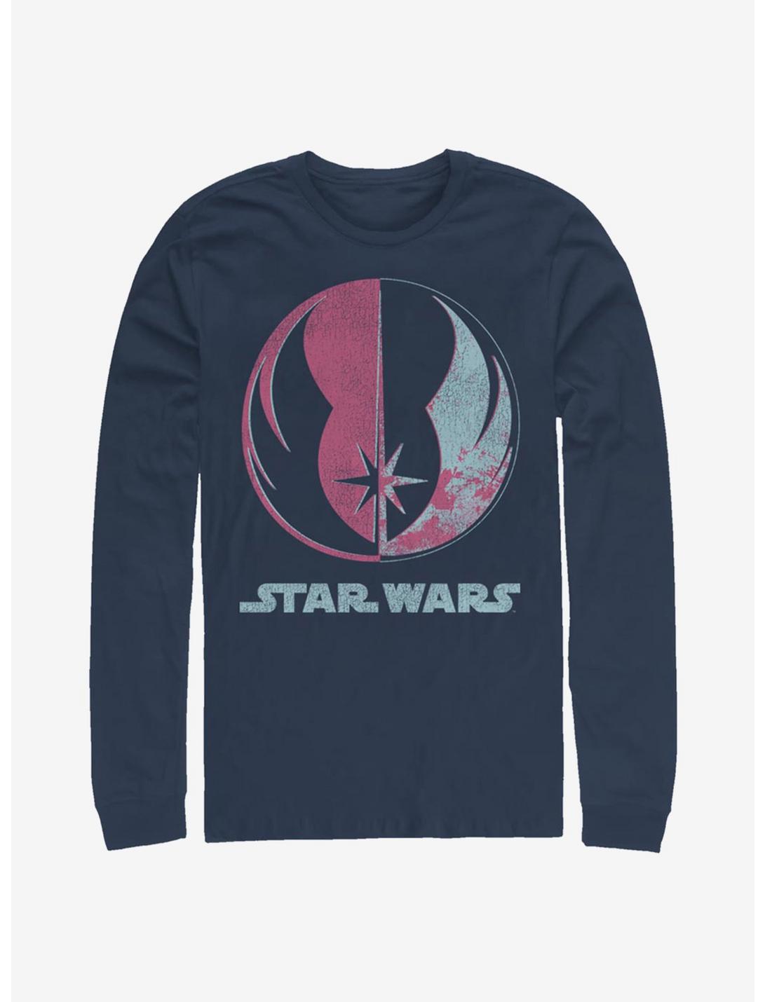 Star Wars Bright Jedi Long-Sleeve T-Shirt, NAVY, hi-res