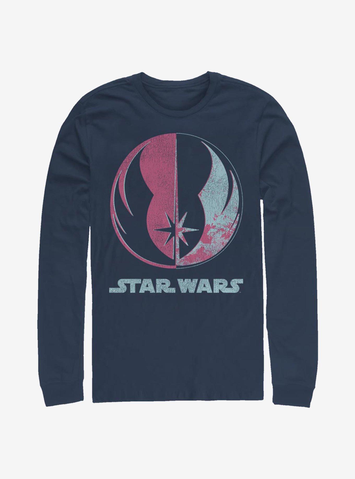 Star Wars Bright Jedi Long-Sleeve T-Shirt, NAVY, hi-res