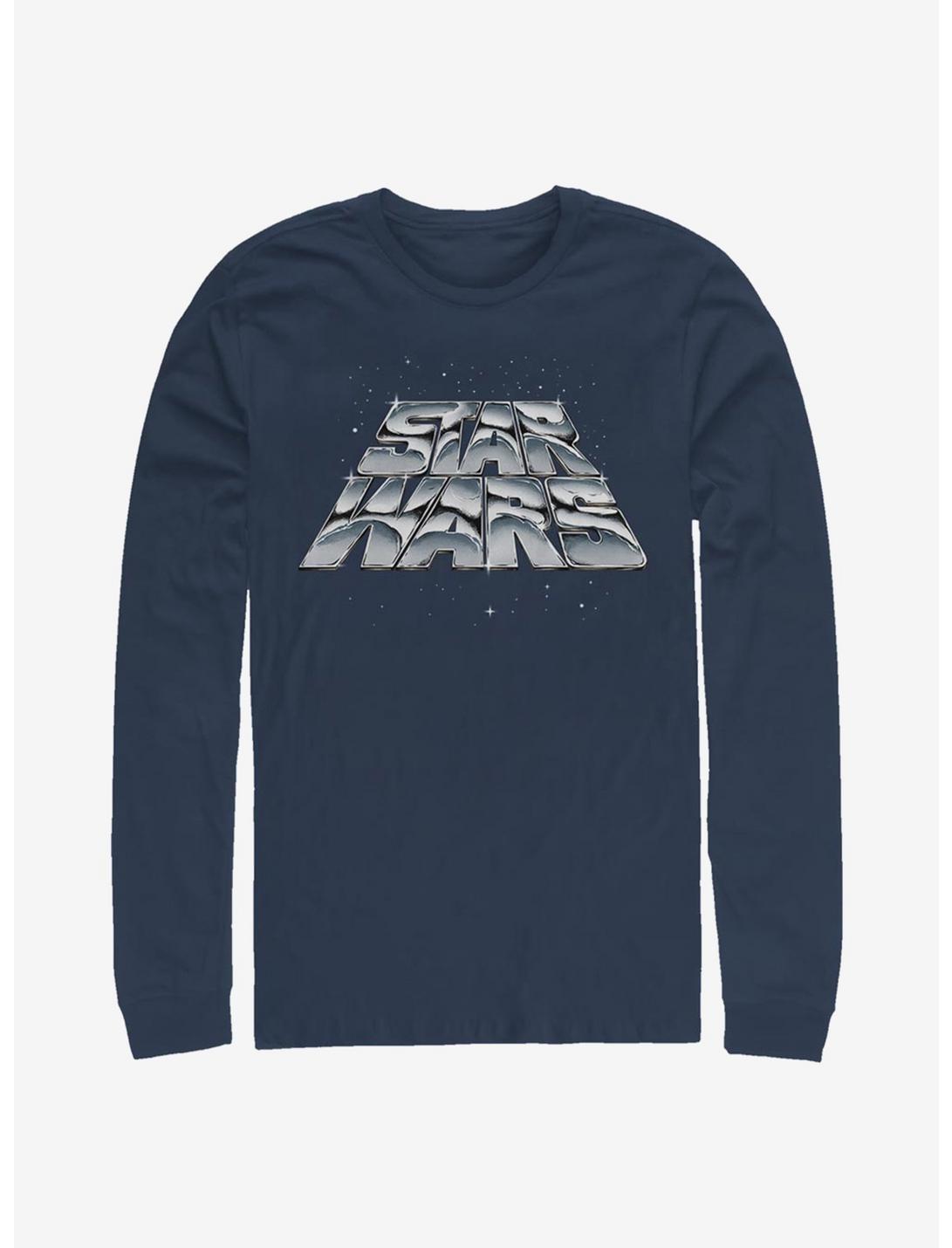 Star Wars Chrome Slant Long-Sleeve T-Shirt, NAVY, hi-res