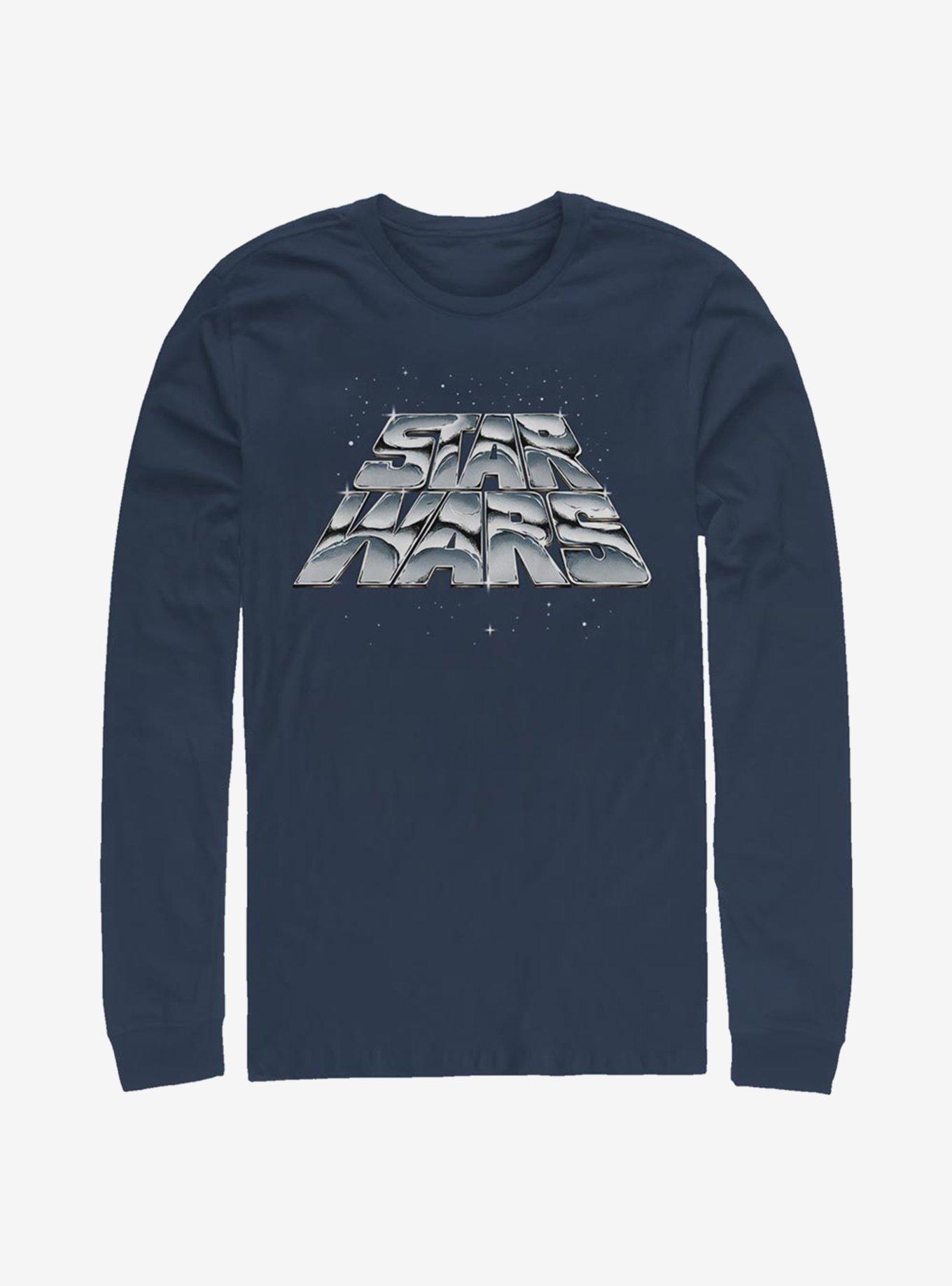 Star Wars Chrome Slant Long-Sleeve T-Shirt, NAVY, hi-res