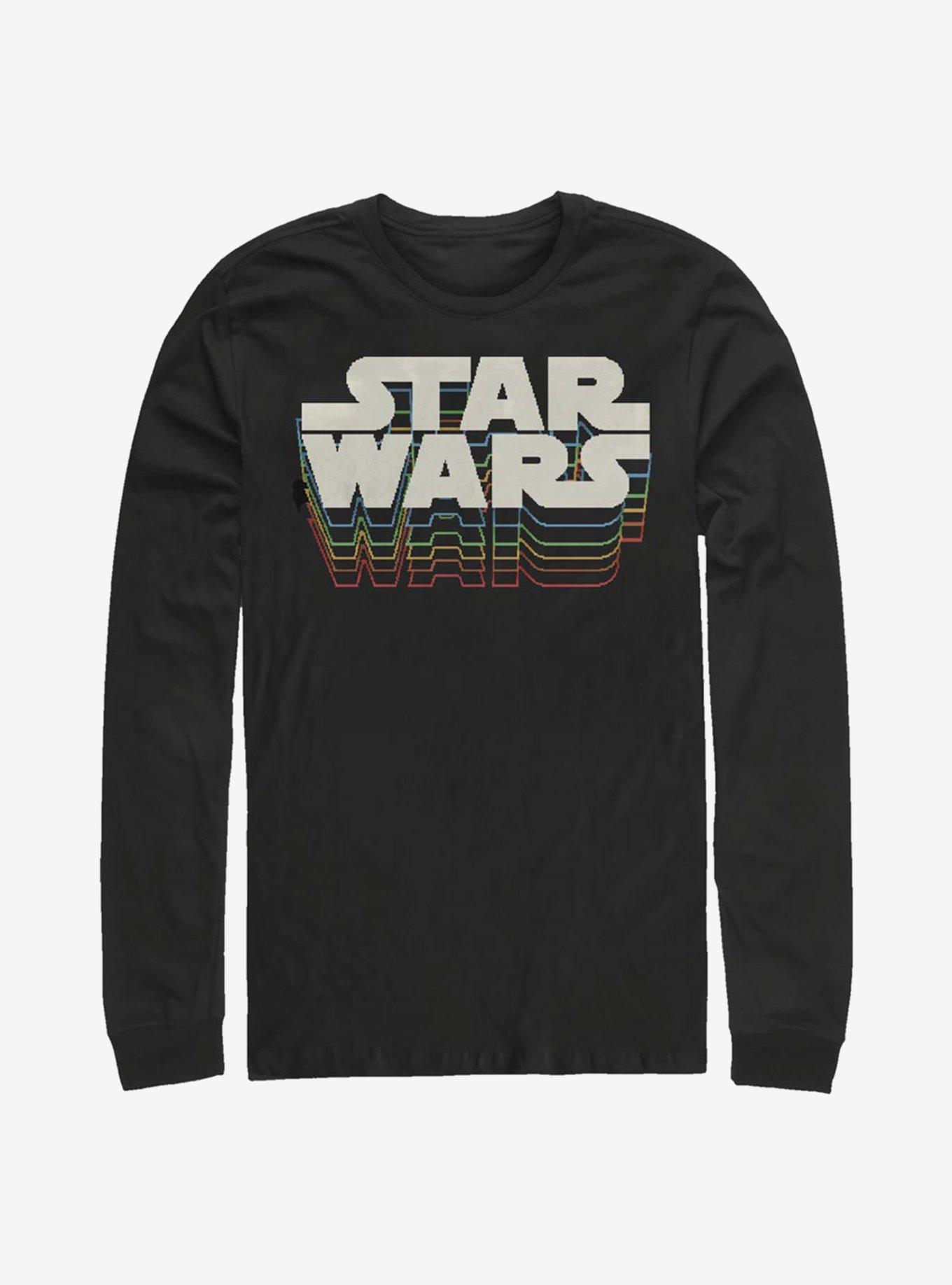Star Wars Retro Gradient Long-Sleeve T-Shirt, , hi-res