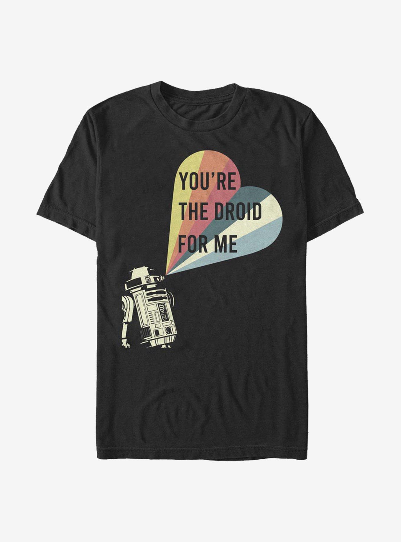 Star Wars You're The Droid For Me T-Shirt, BLACK, hi-res