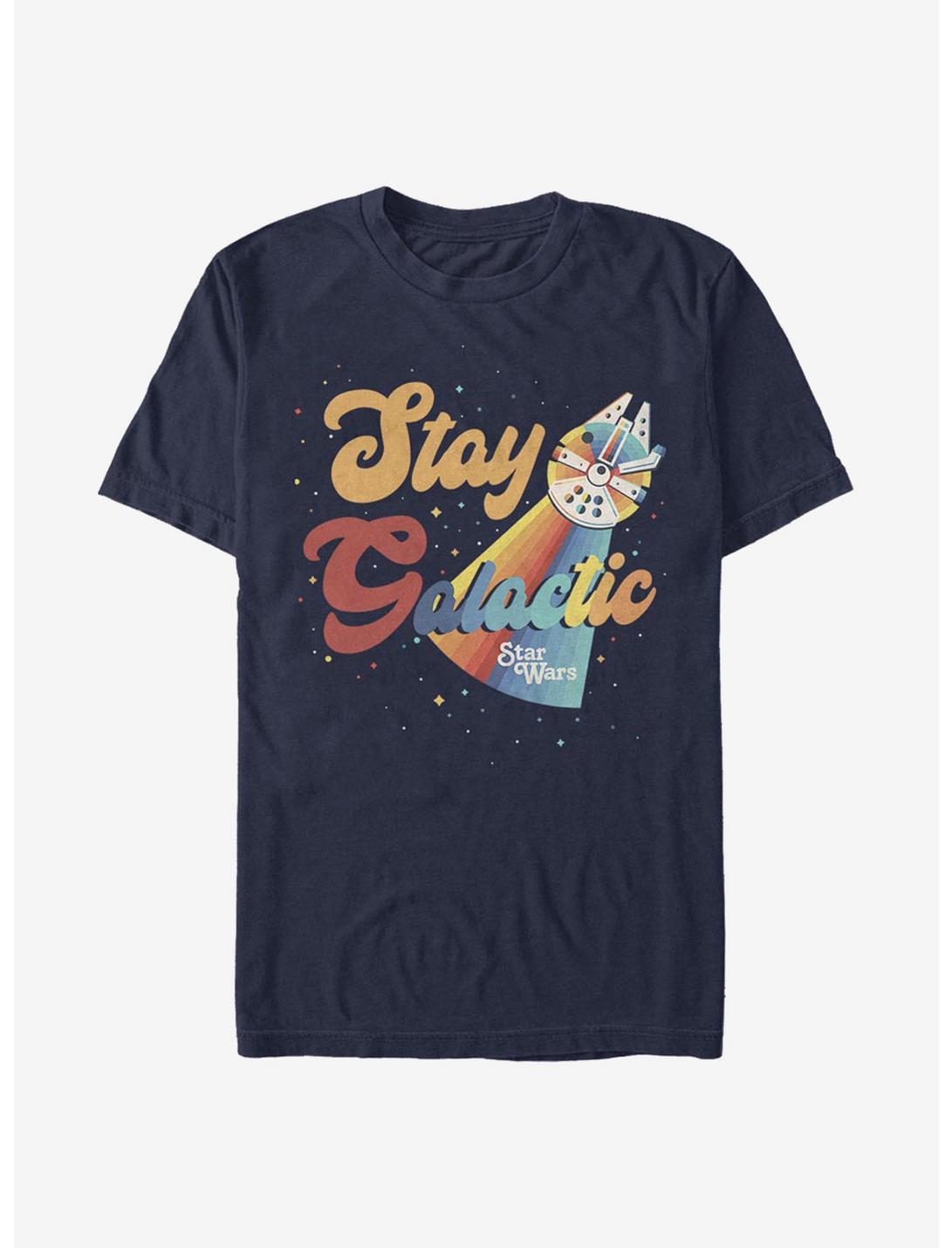 Star Wars Retro Stay Galactic T-Shirt, NAVY, hi-res