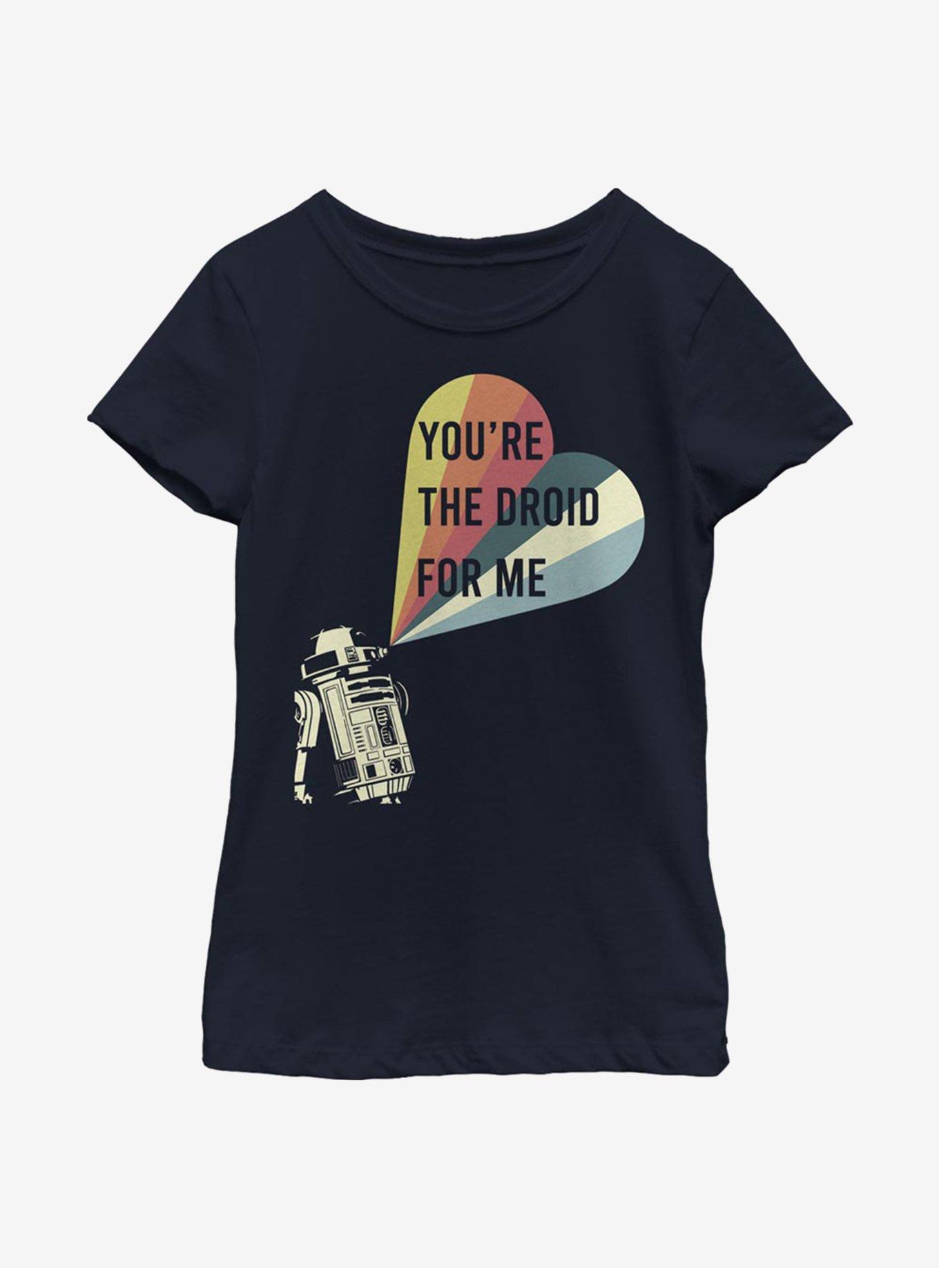 Star Wars You're The Droid For Me Youth Girls T-Shirt, , hi-res