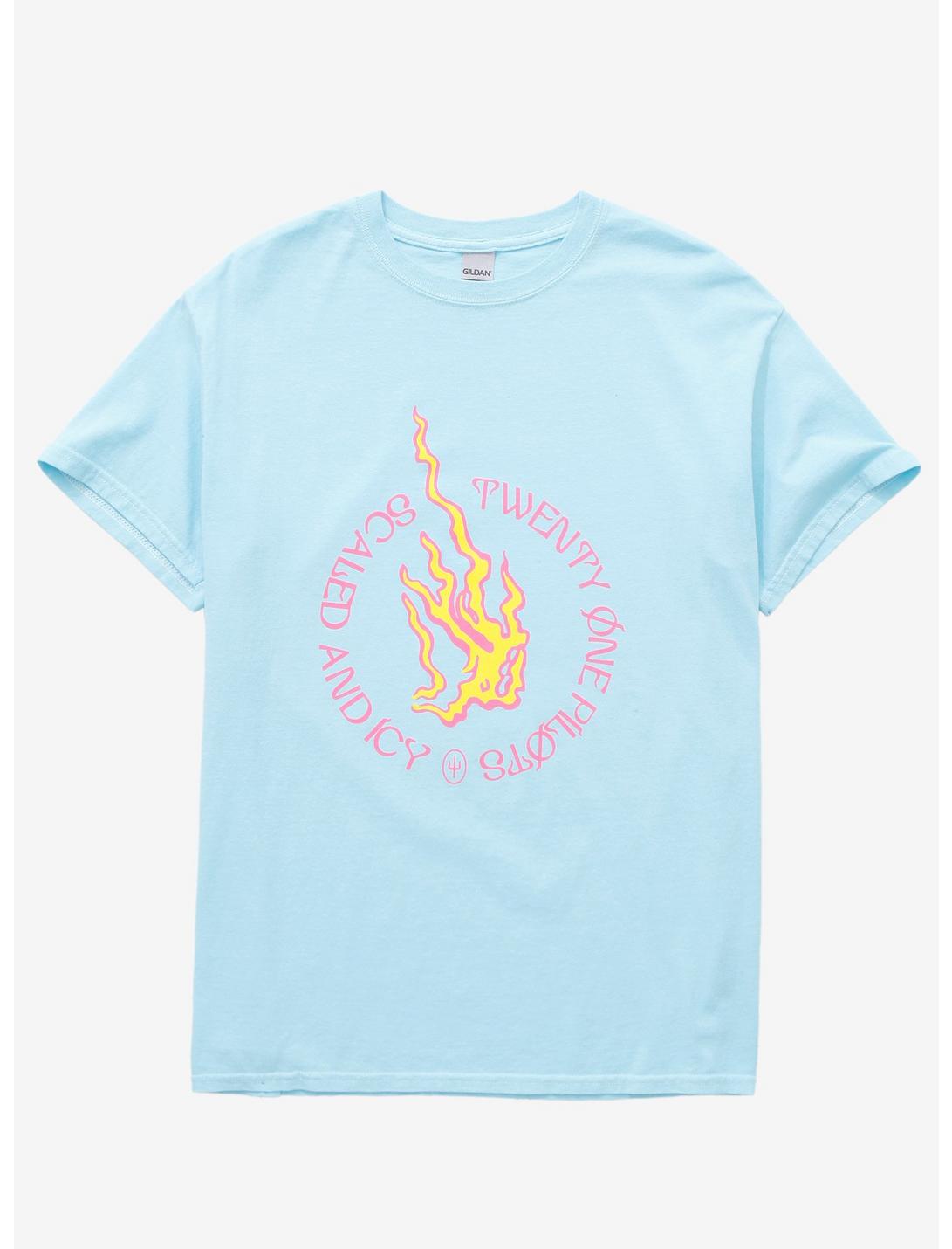 Twenty One Pilots Scaled And Icy Flame Girls T-Shirt, BABY BLUE, hi-res
