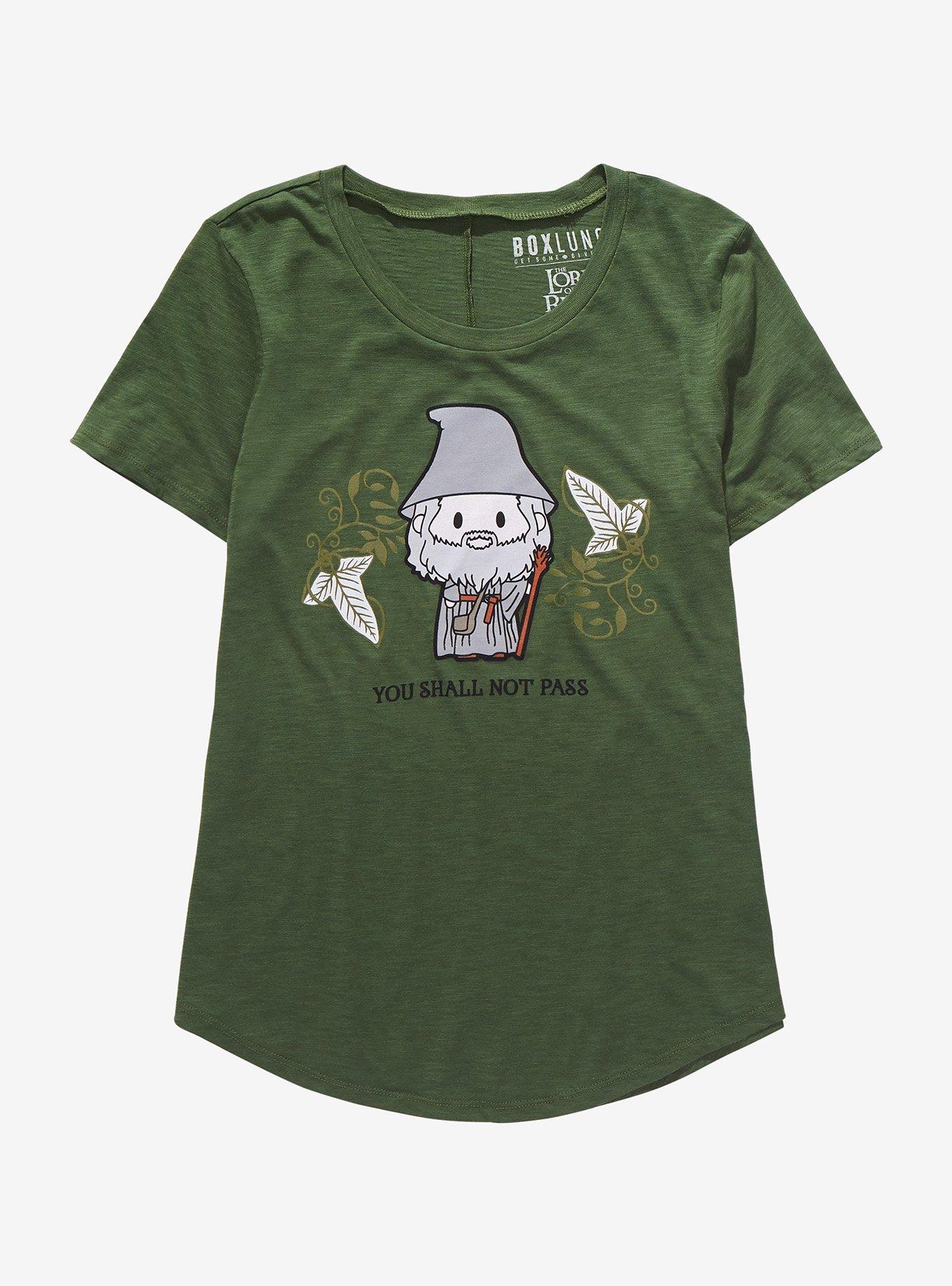 The Lord of the Rings Chibi Gandalf Women's Scoop-Neck T-Shirt ...