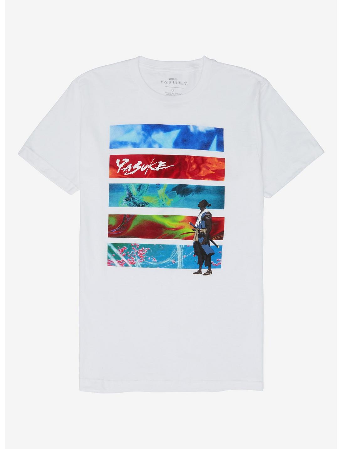 Yasuke Panels T-Shirt - BoxLunch Exclusive, OFF WHITE, hi-res