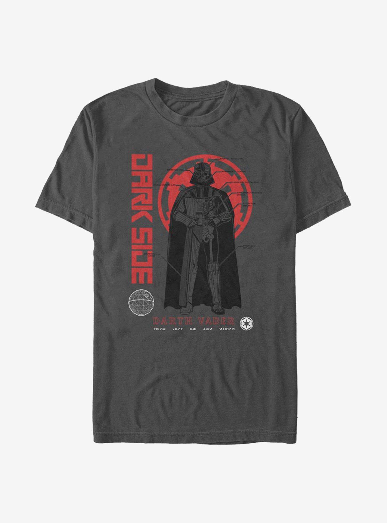 Star Wars Vader Anatomy T-Shirt, CHARCOAL, hi-res