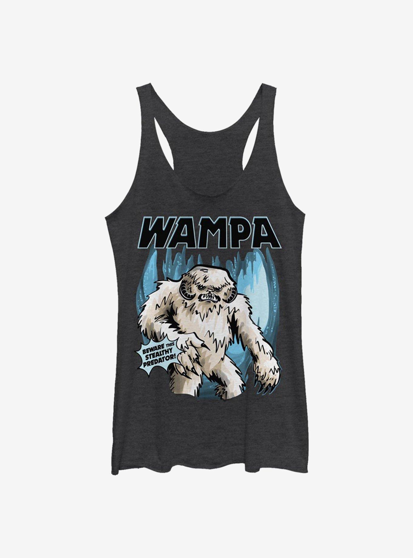 Star Wars Wampa Cave Womens Tank Top, BLK HTR, hi-res