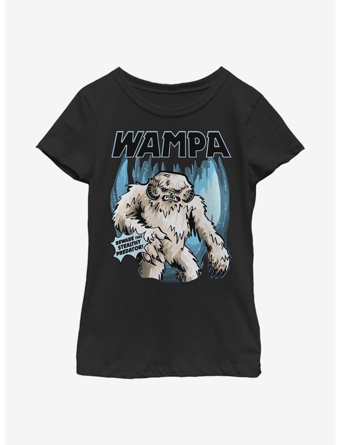 Star Wars Wampa Cave Youth Girls T-Shirt, BLACK, hi-res