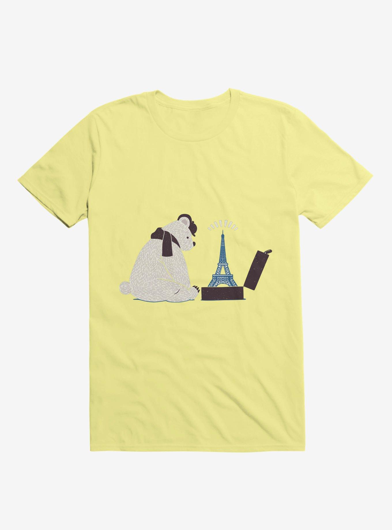 Traveler Tourist Eiffel Tower Bear Paris T-Shirt, , hi-res