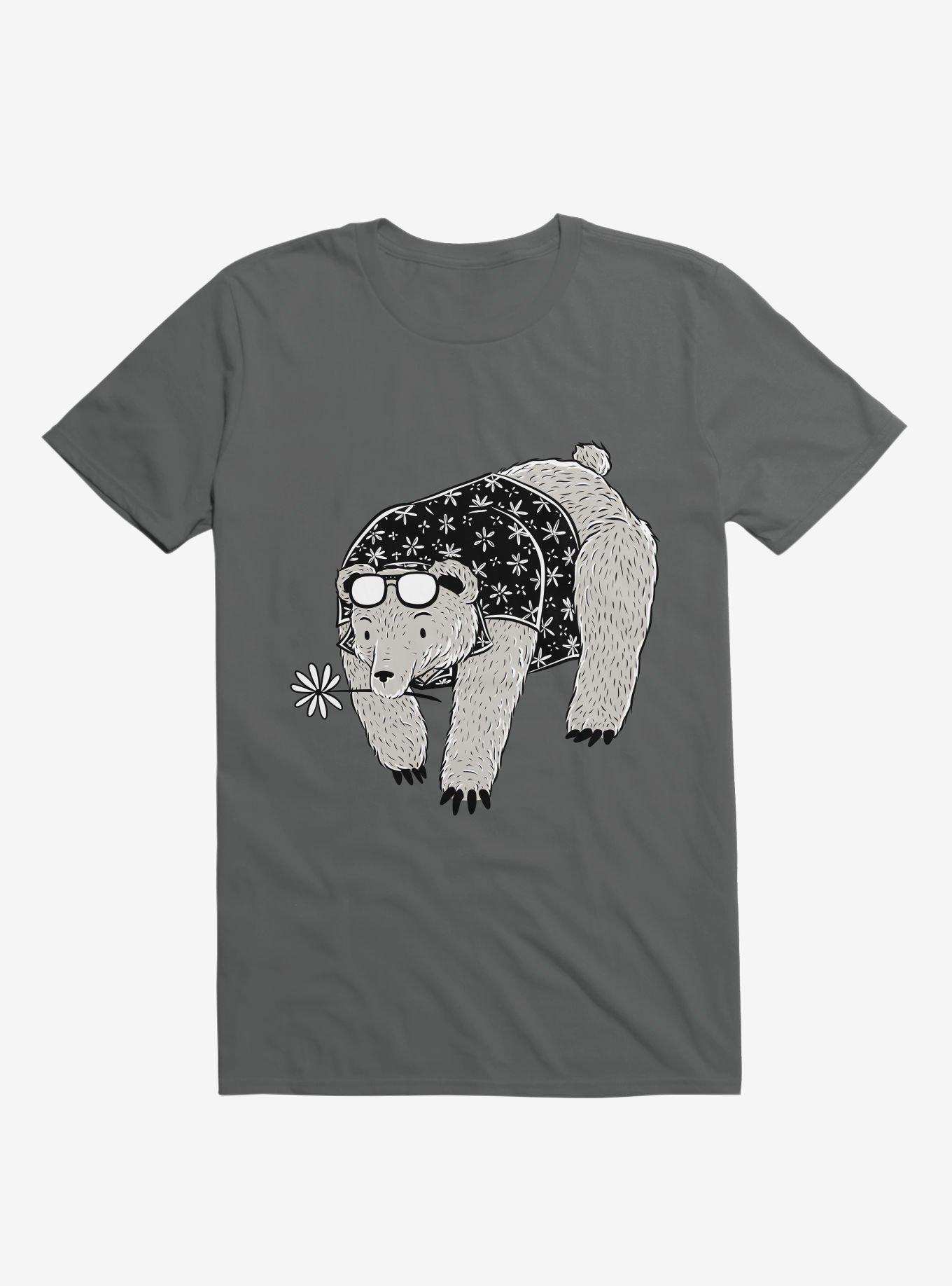 Goth Bear Florida Vacation T-Shirt, CHARCOAL, hi-res