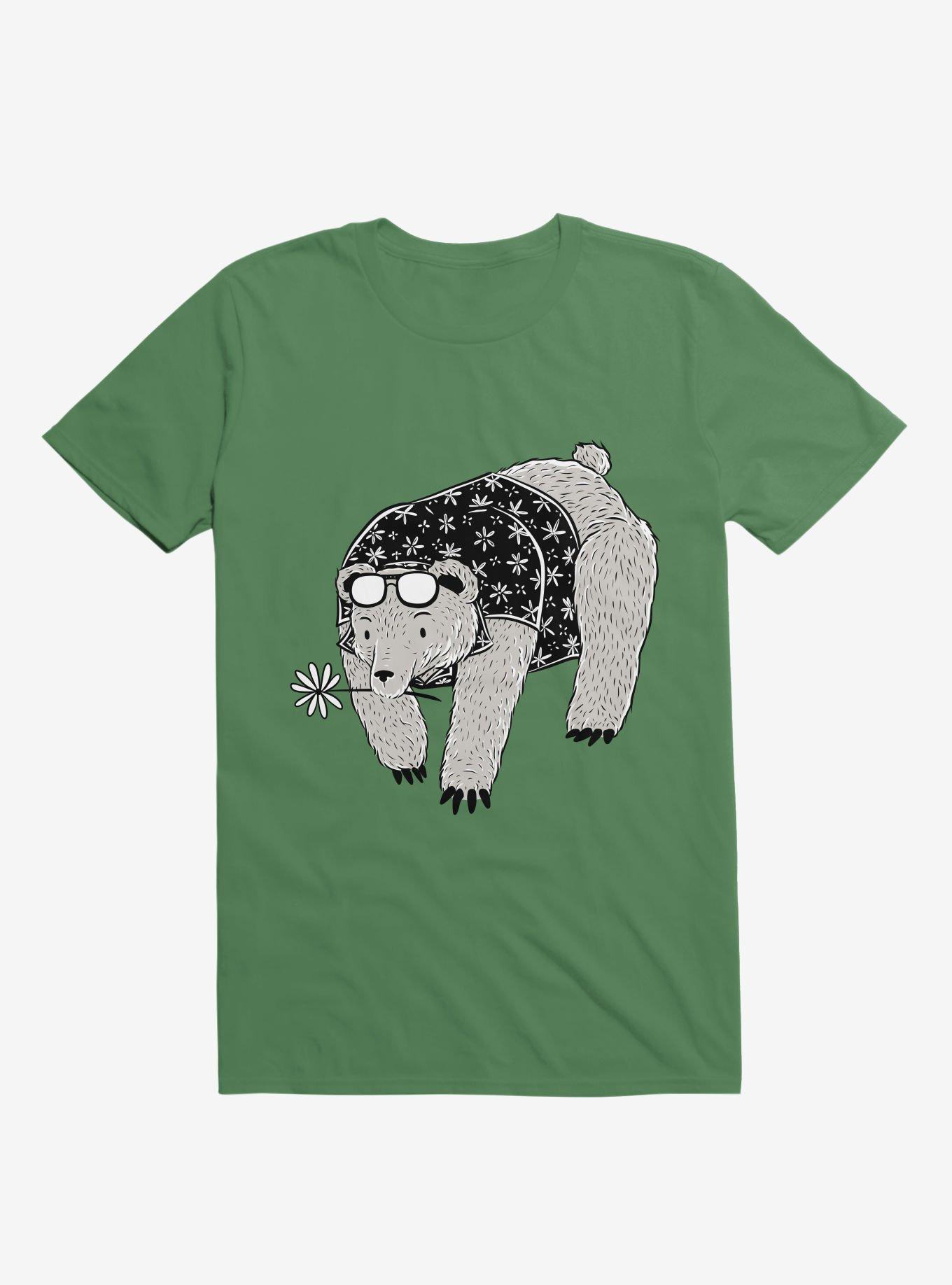 Goth Bear Florida Vacation T-Shirt, KELLY GREEN, hi-res
