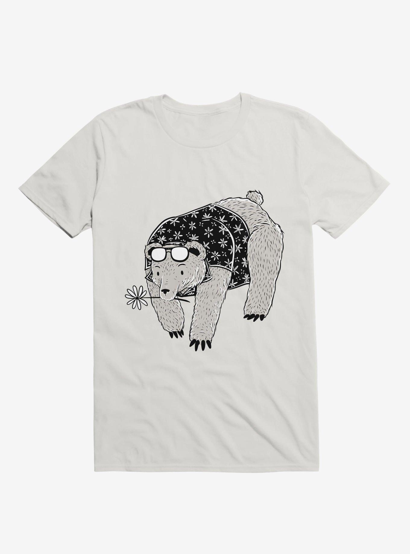 Goth Bear Florida Vacation T-Shirt, WHITE, hi-res