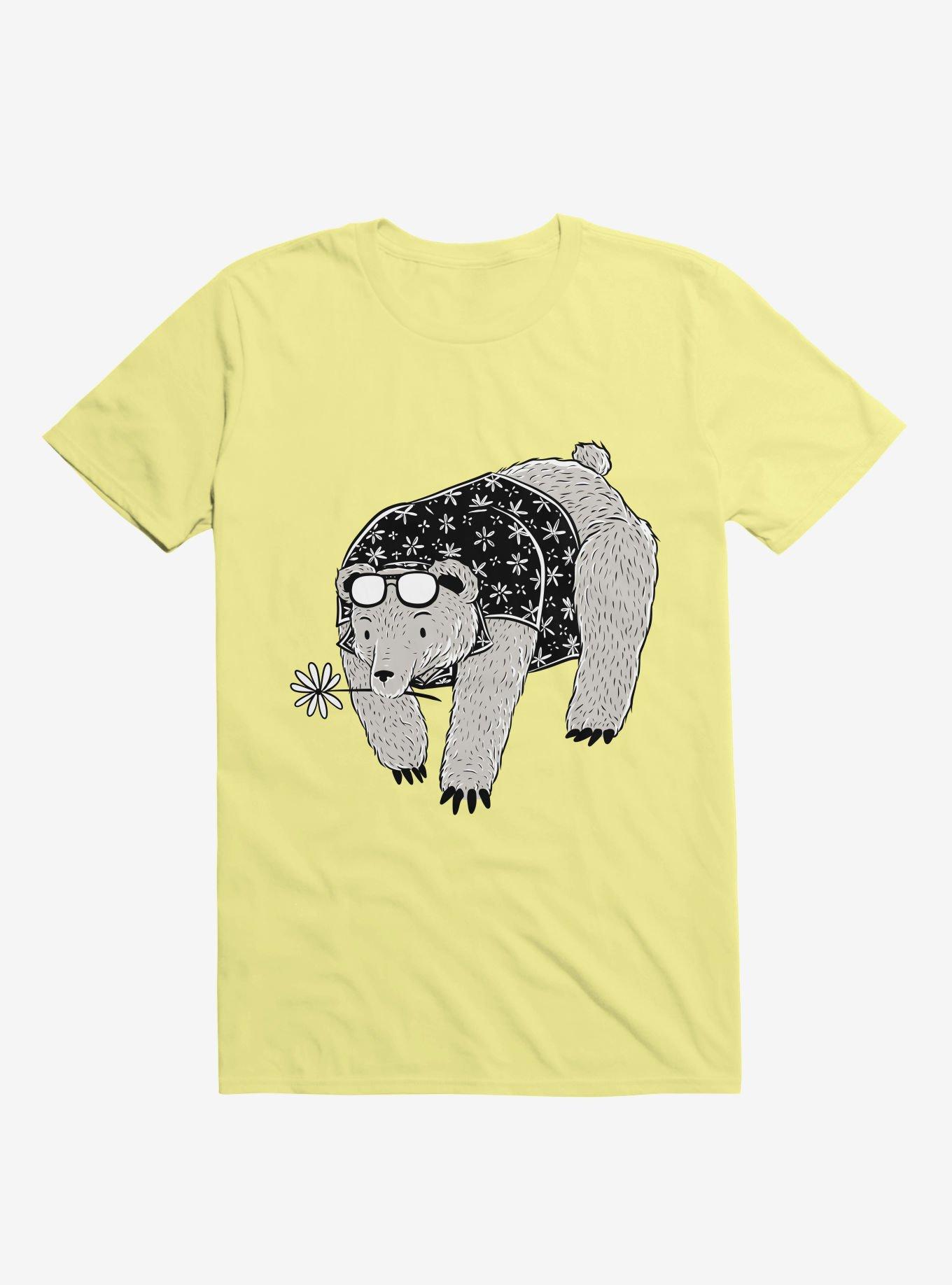 Goth Bear Florida Vacation T-Shirt, CORN SILK, hi-res