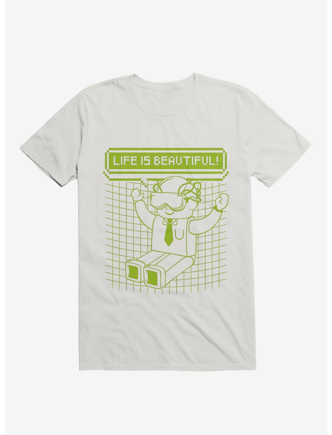 Life Is Beautiful! VR T-Shirt, WHITE, hi-res