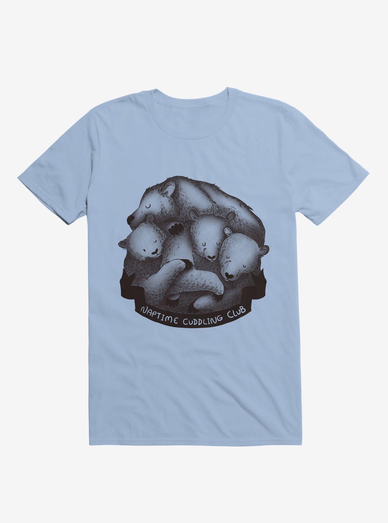 Naptime Cuddling Bears Club T-Shirt, LIGHT BLUE, hi-res