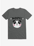 Nope Panda Charcoal Grey T-Shirt, CHARCOAL, hi-res