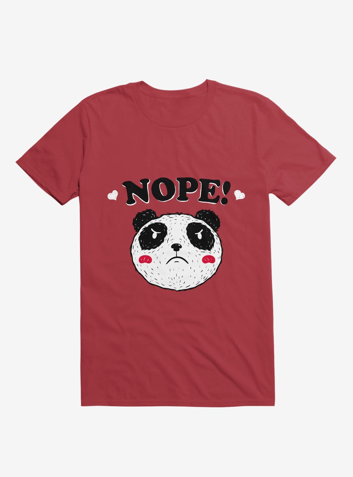 Nope Panda T-Shirt, , hi-res