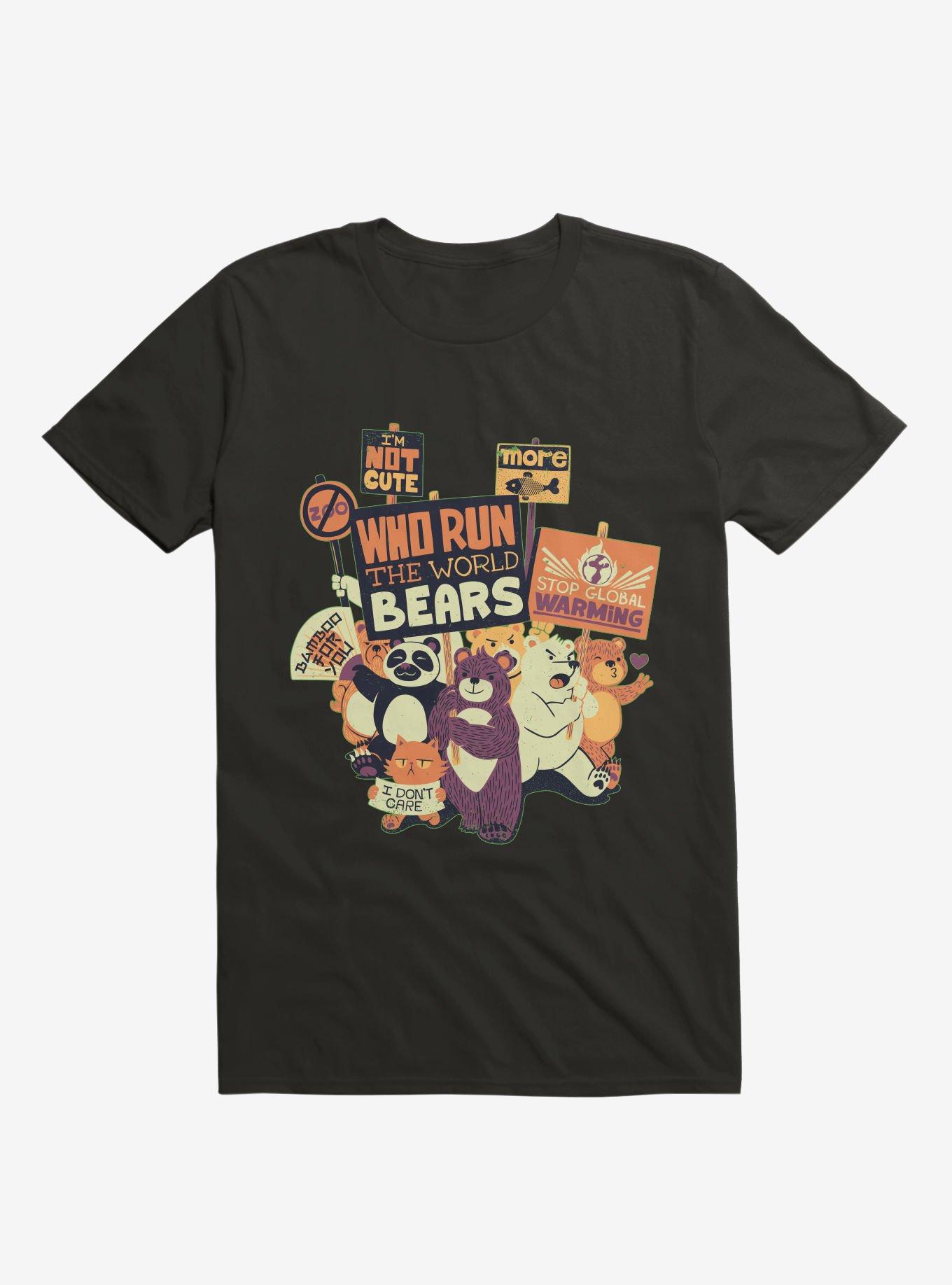Who Run The World Bears T-Shirt, BLACK, hi-res