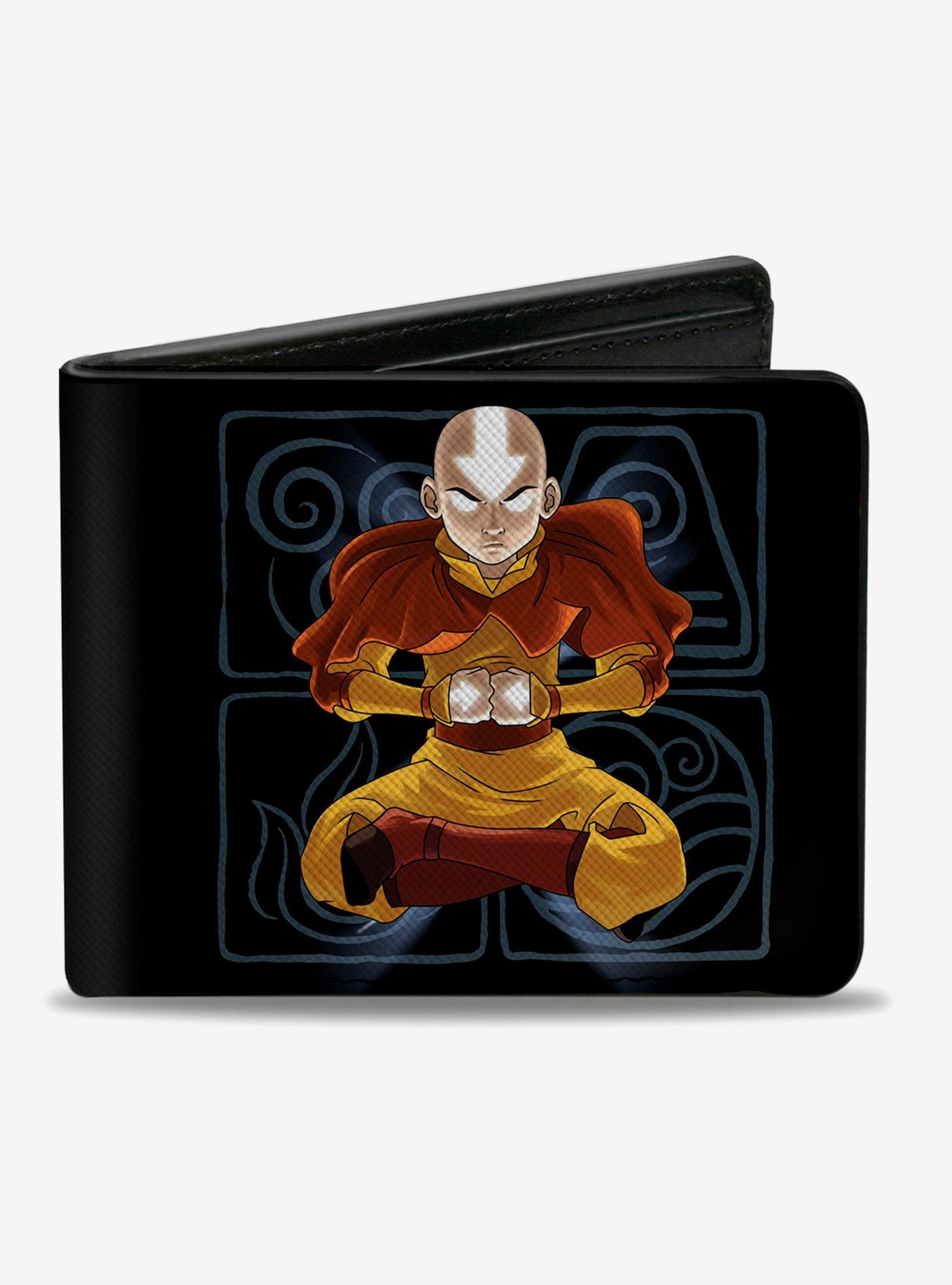 Avatar the Last Airbender Aang Meditating Bifold Wallet, , hi-res