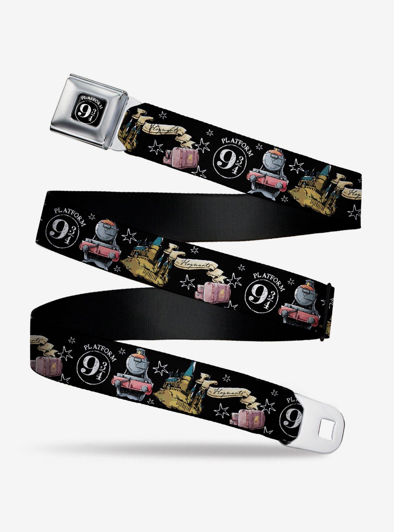 Harry Potter Platform 9/34 Collage Seatbelt Belt, , hi-res