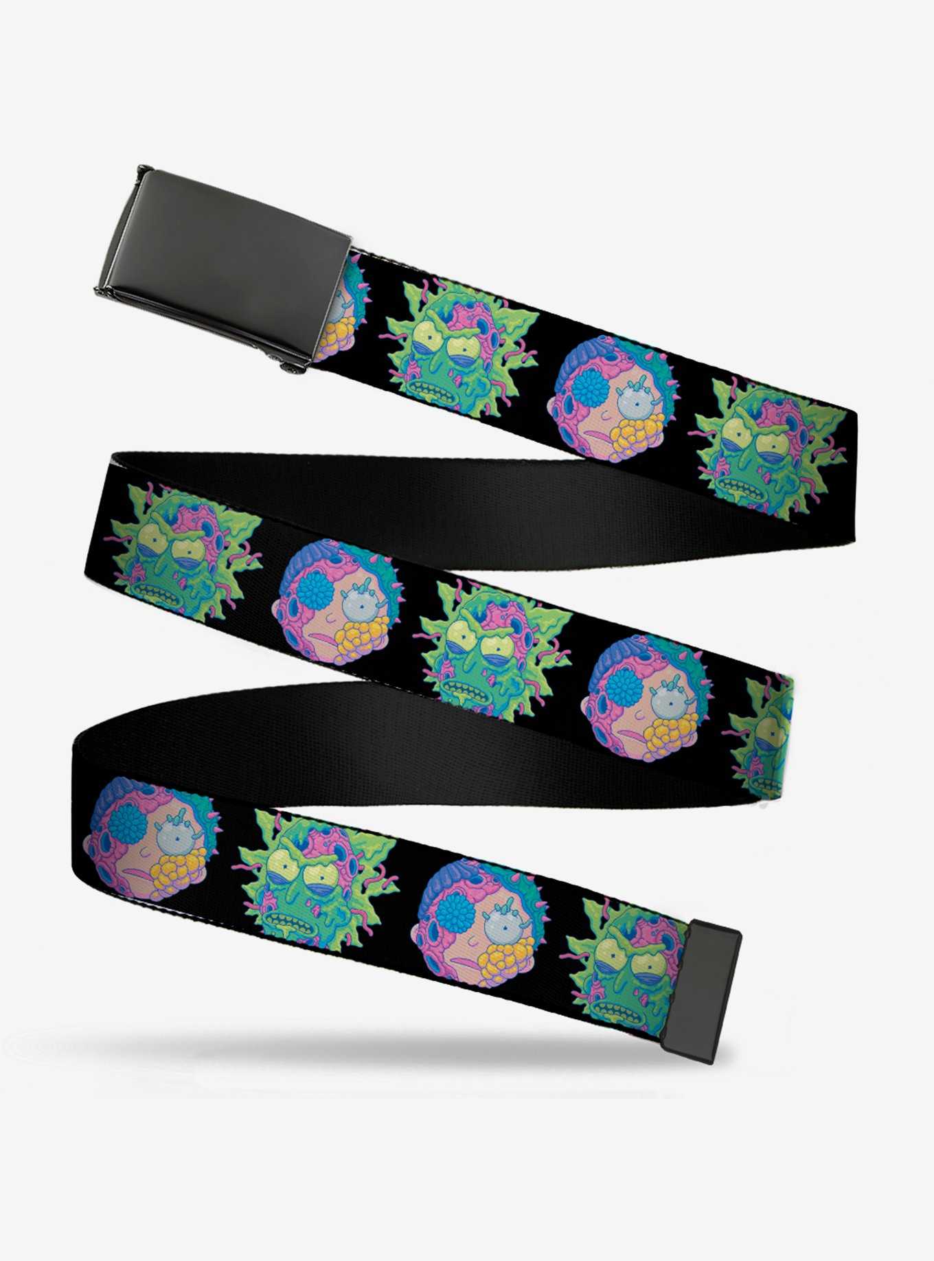 Rick and Morty Cell Faces Clamp Belt, , hi-res