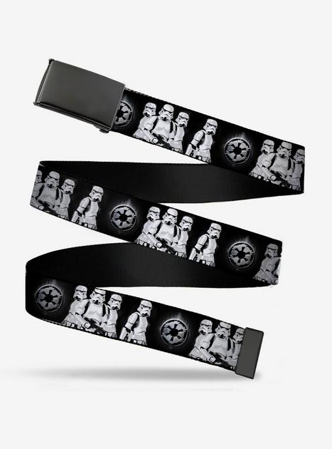 Star Wars Stormtrooper Galactic Empire Insignia Clamp Belt | Hot Topic