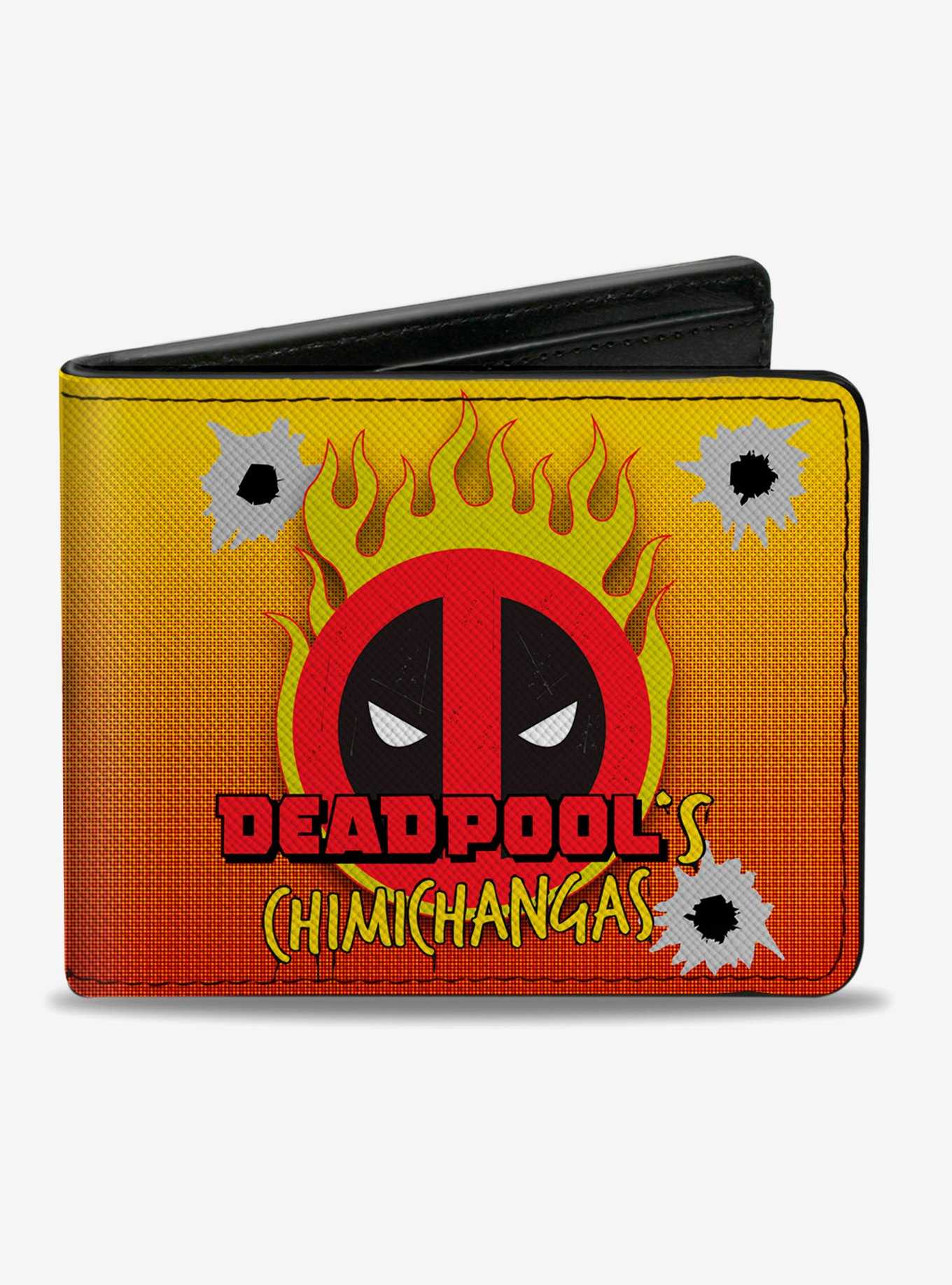Deadpools Chimichangas Flaming Food Truck Bifold Wallet, , hi-res