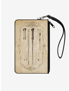 Harry Potter The Wand of Potter Anatomy Canvas Clutch Wallet, , hi-res