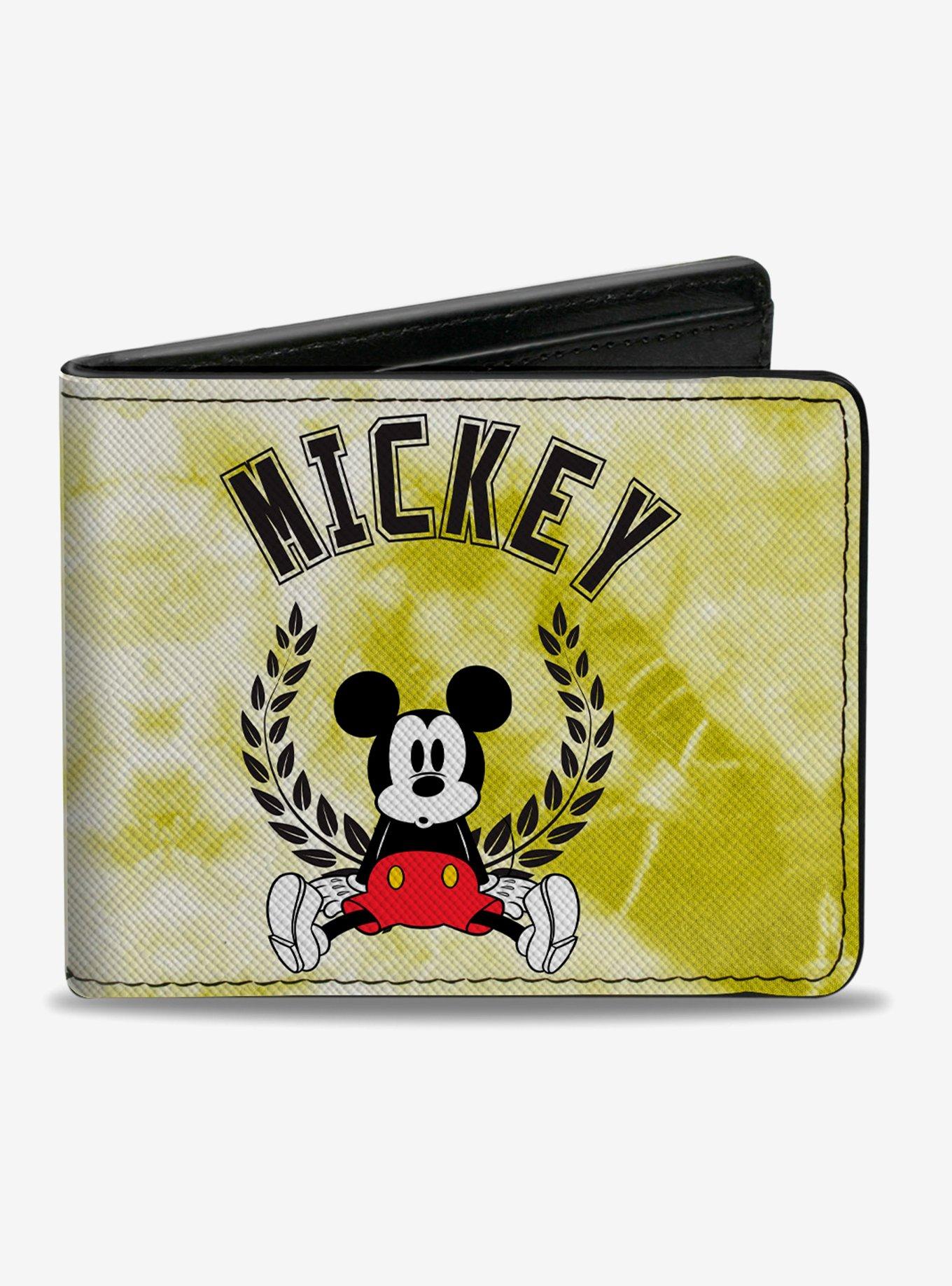 Disney Mickey Mouse Sitting Crest Tie Dye Bifold Wallet | Hot Topic