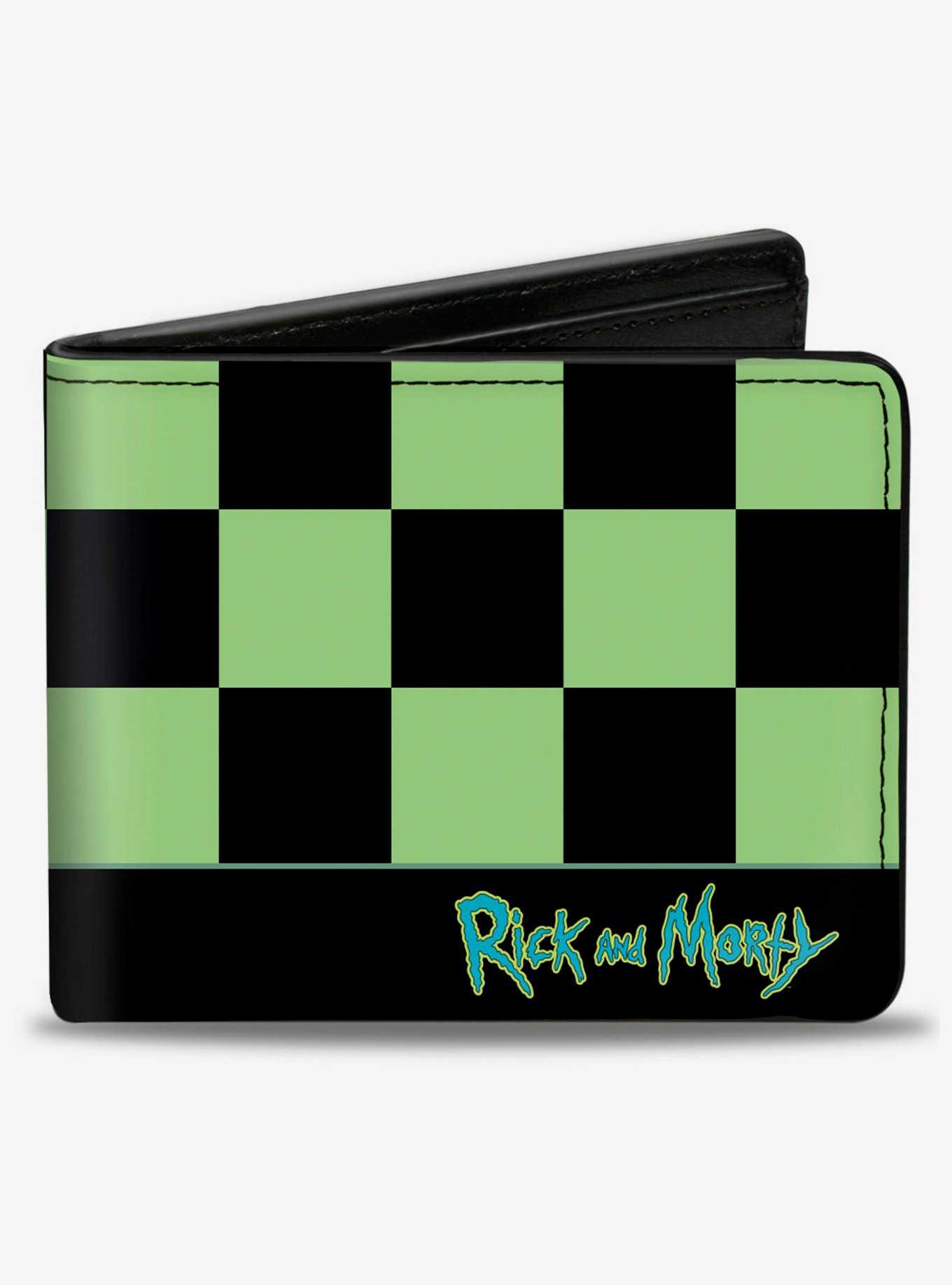Rick and Morty Rick Running Checker Bifold Wallet, , hi-res