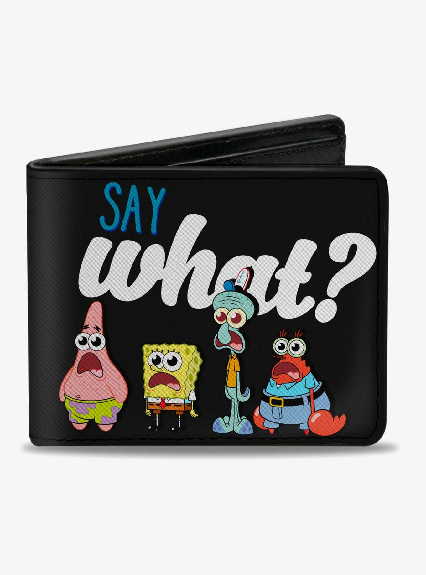 SpongeBob Squarepants and Friends Say What Bifold Wallet, , hi-res