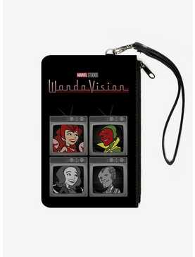 Marvel WandaVision Scarlet Witch and Vision Television Canvas Clutch Wallet, , hi-res