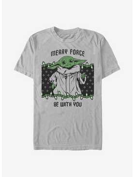 Star Wars The Mandalorian The Child Merry Force Holiday T-Shirt, , hi-res