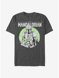 Star Wars The Mandalorian The Child Rider Circle T-Shirt, CHARCOAL, hi-res
