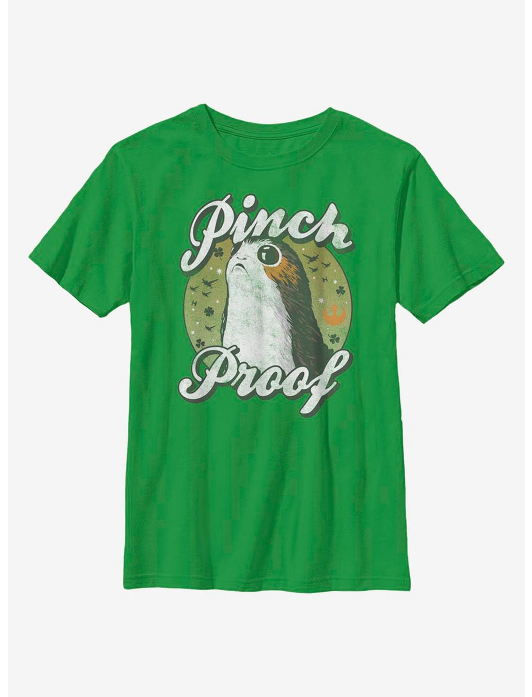 Star Wars: The Last Jedi Pinch Proof Porg Youth T-Shirt, KELLY, hi-res