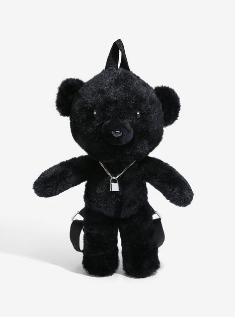 Black Teddy Bear Plush Backpack | Hot Topic