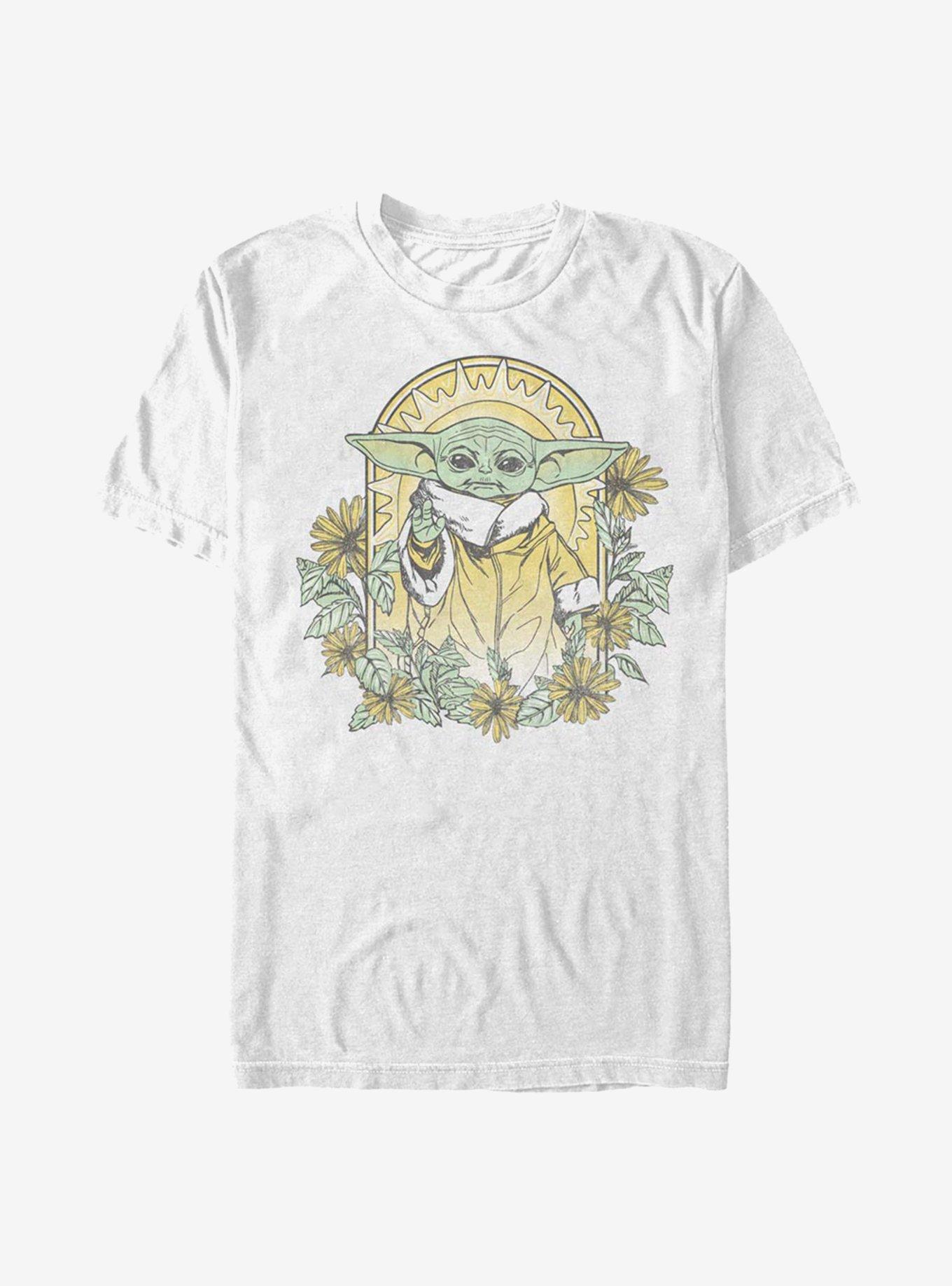 Star Wars The Mandalorian The Child Magic Hand Floral T-Shirt, , hi-res