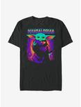 Star Wars The Mandalorian The Child Neon Primary T-Shirt, BLACK, hi-res