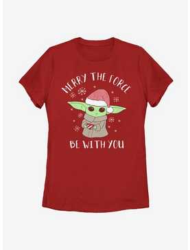 Star Wars The Mandalorian Christmas The Child Womens T-Shirt, , hi-res