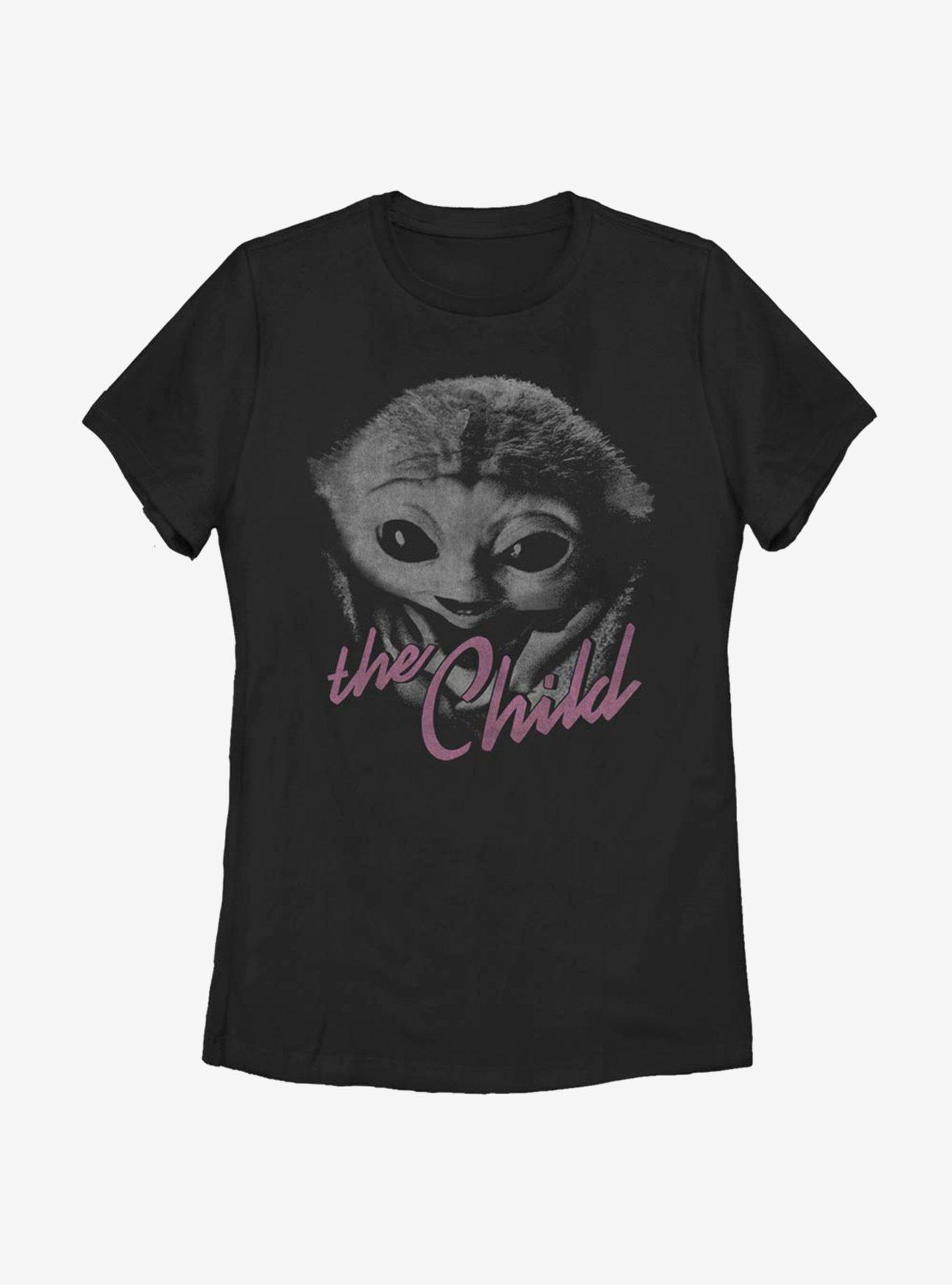 Star Wars The Mandalorian The Child Faded Image Womens T-Shirt, , hi-res