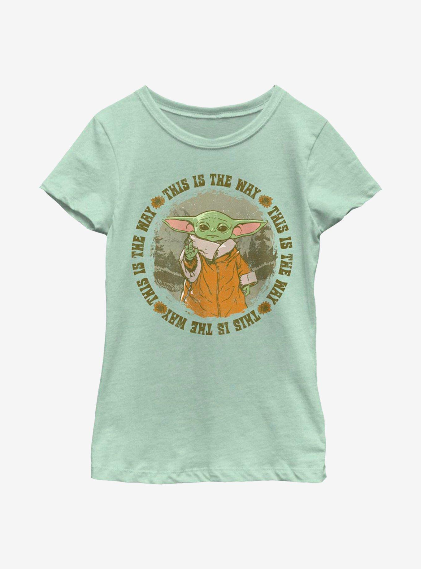 Star Wars The Mandalorian The Child Conservation Way Youth Girls T-Shirt, MINT, hi-res