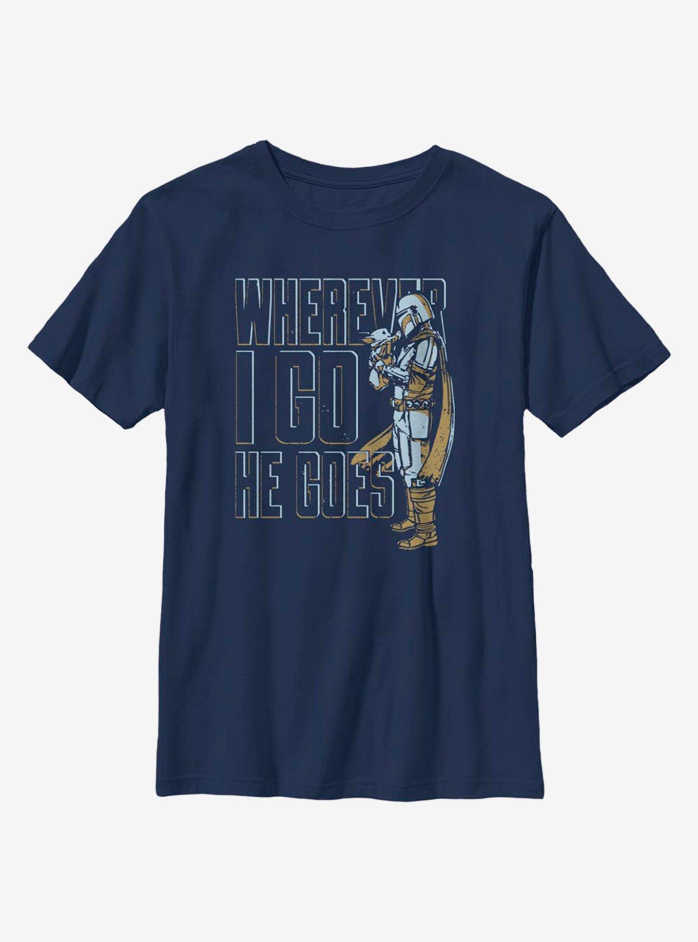 Star Wars The Mandalorian The Child Follow Youth T-Shirt, , hi-res