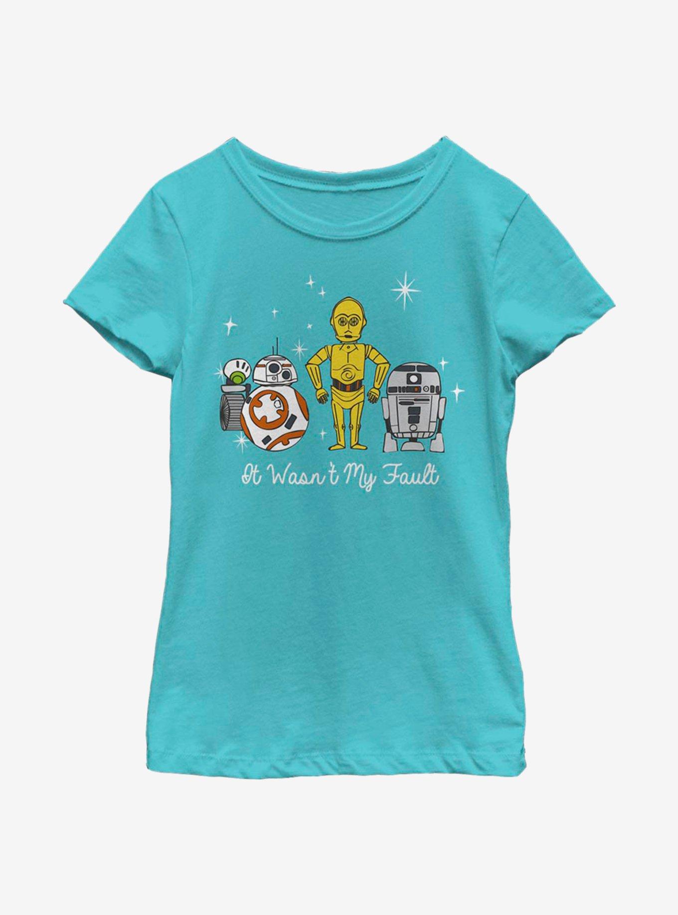 Star Wars It Wasn't My Fault Droids Youth Girls T-Shirt, TAHI BLUE, hi-res