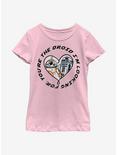 Star Wars: The Last Jedi You're The Droid Heart Youth Girls T-Shirt, PINK, hi-res