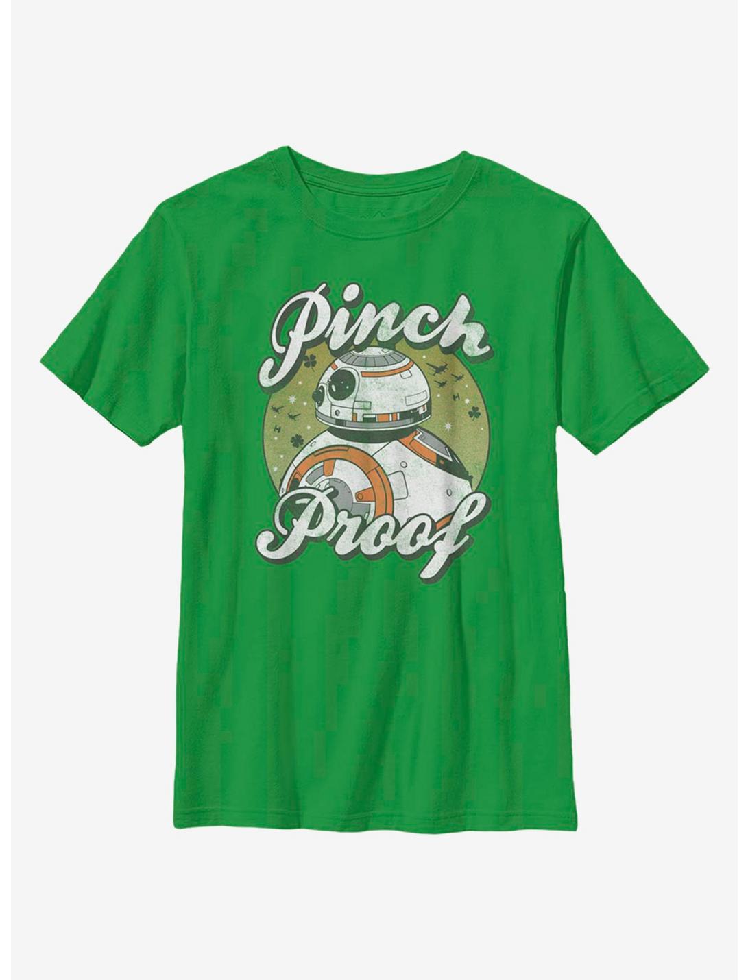 Star Wars: The Last Jedi Pinch Proof BB8 Youth T-Shirt, KELLY, hi-res