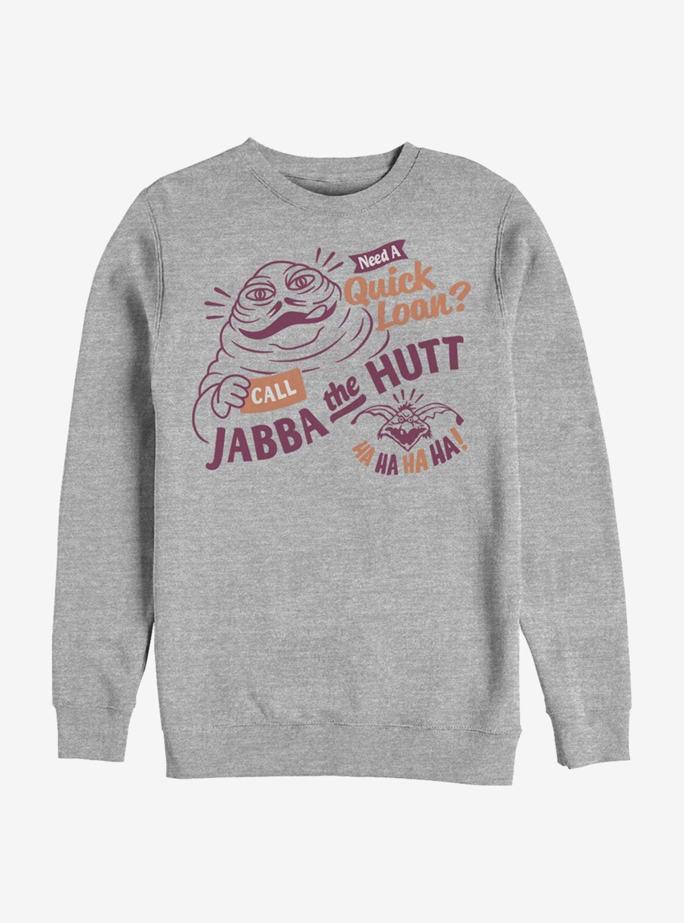 Star Wars Jabba Loans Sweatshirt, ATH HTR, hi-res