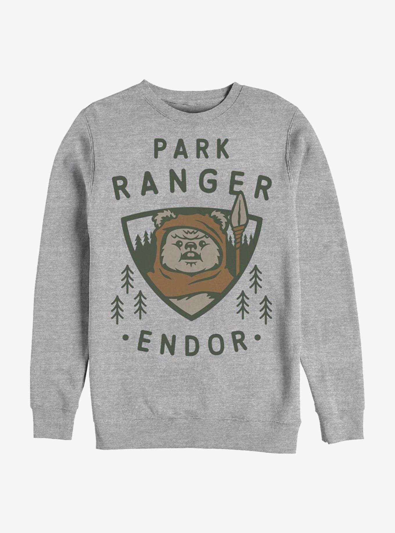 Star Wars Park Ranger Endor Sweatshirt - GREY | BoxLunch